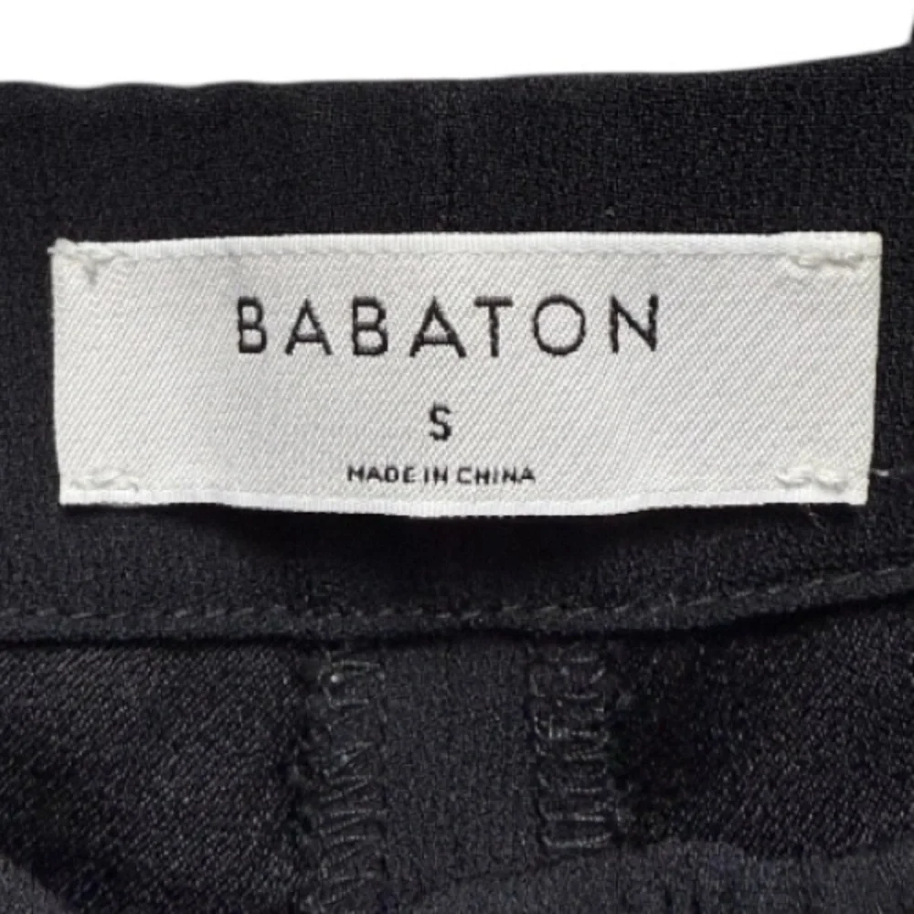 Aritzia Babaton Dexter Black High-Waist Tapered Jogger Pants Size S EUC